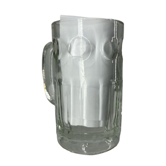 A & W 1960's Rootbeer Glass Mug Arrow bullseye logo heavy duty with handle - Picture 2 of 10